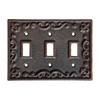 Lulu Decor, Fleur De Lis Cast Iron Switch Plate in