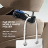 Rsept 2 Pack Car Hook,2 in 1 adjustable Car Seat