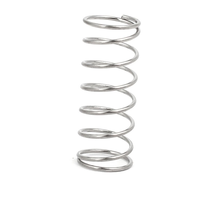 sourcingmap 0.6mmx8mmx20mm 304 Stainless Steel Compression Springs Silver Tone 10pcs