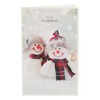 UK Greetings Christmas Card for Husband - Snowman Design