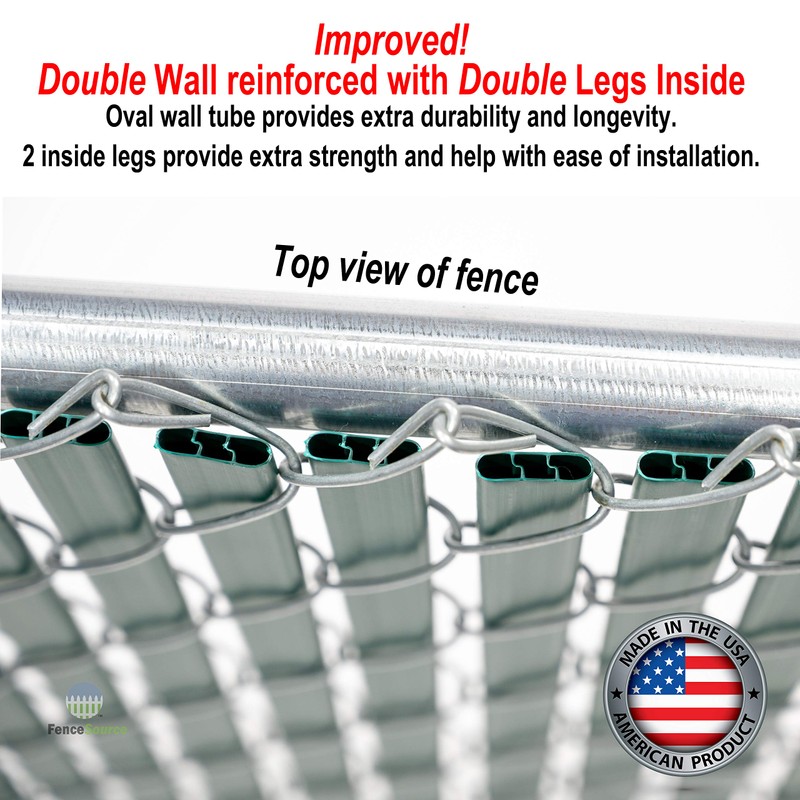 Fence Source Double-Double Bottom Locking Privacy Fence Slat (9 Colors)