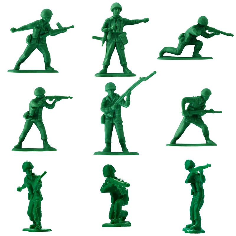 HAPTIME Classic Toy Soldiers Set (50 pcs ) , Plastic