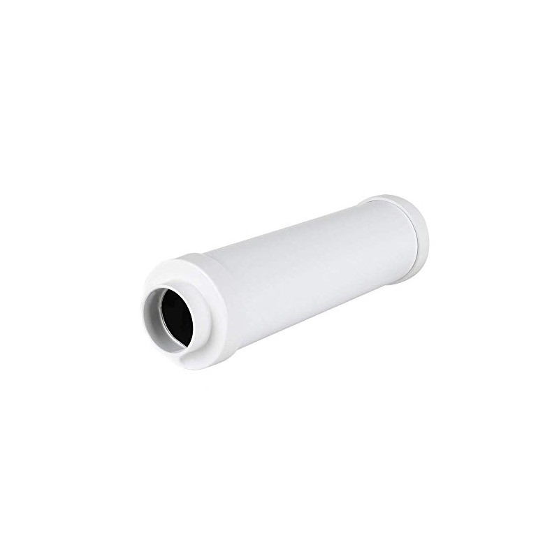 OVO ACCQP-01 Universal Muffler for Central Vacuum Systems, White