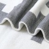 mimixiong Baby Blanket Knitted Double Layer Soft Blankets,Cross Swiss Pattern