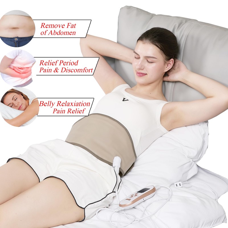 JKIUI Slimming Electric Belt Hot Compress Electrified Heating Massage Pads