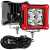 Auxbeam Red Shell LED Pod Lights, 3 Inch 40W Spot