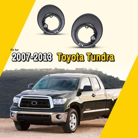 AUTOFREE Fog Light Bezels for 2007-2013 Toyota Tundra, Driving Fog Lamp Covers Replacement, 1 Pair Left & Right Side