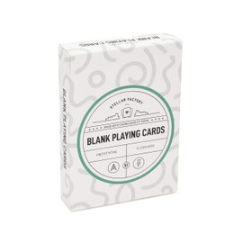 Stellar Factory Premium Blank Playing Cards (52 PCS) DIY, Game Design, Prototyping, and Flashcards - 1 Count
