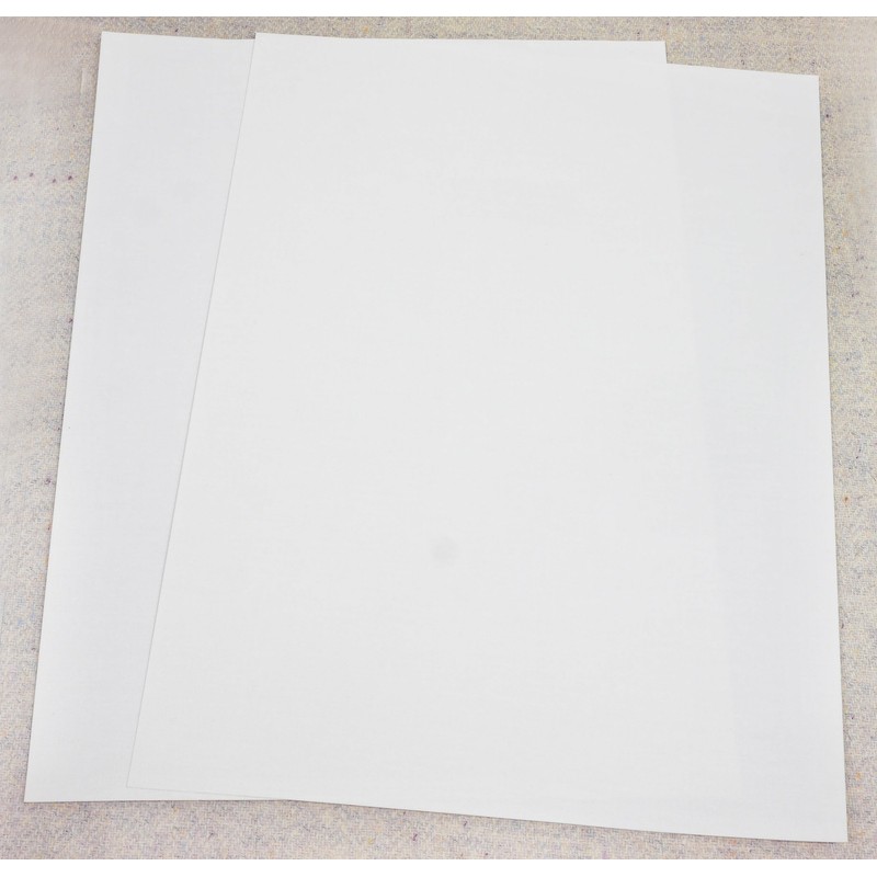 KAWAGUCHI プリントできる布 メモリーズキルト クラフト用 縫い付けタイプ コットン 2枚 A4 11-280 ホワイト