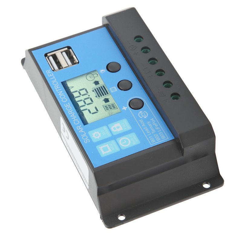 Solar Charge Controller With LCD Dual USB Industrial Master Chip
