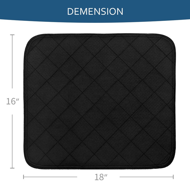 Waterproof Chair Pads for Incontinence 18" x 16", 2 Pack