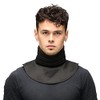 Neck Seal Costume Cosplay Armor Helmet Accessory Ribbed Black Gaiter