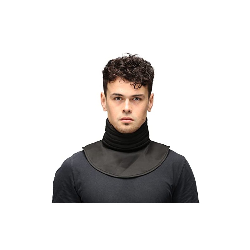 Neck Seal Costume Cosplay Armor Helmet Accessory Ribbed Black Gaiter