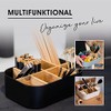 Premium Eco Bamboo Organiser for Cosmetics, Desk, Kitchen, Bathroom, Bar