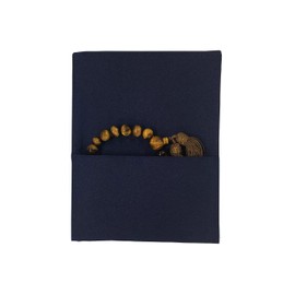 Prayer Beads Case, Prayer Beads Bag, Prayer Beads Bag, For Men, Women, Congratulations, Funerals, Going Through Night (Navy)