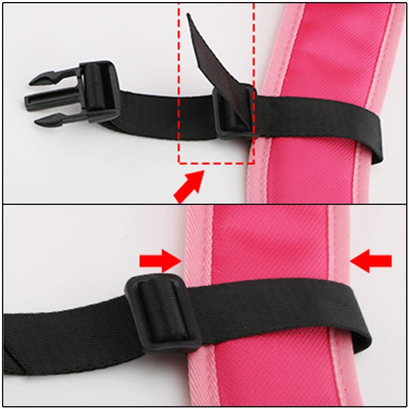 Kaitein Chest Belt, Black, Backpack Band, Shoulder Strap Fixed, Adjustable,