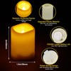 IMAGE Flameless Votive Candles,12 Pack 1.5 x 2 Inch Flickering