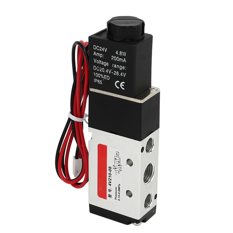 Electric Solenoid Air Valve 4V210 08 5 Way 2 Position