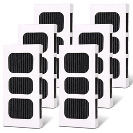 SAIERTE 6 Pack Refrigerator Air Filter Replacement, Activated Carbon Strong Adsorption, Compatible with Frigidaire Paultra2, PureAir Ultra 2, Pure Air Ultra II and Electrolux Part Models