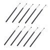NOLITOY 10pcs Beauty Tools Eyebrow Brush Set Angled Eye Liner