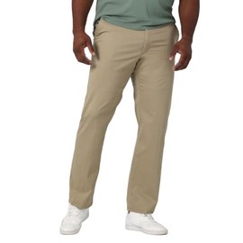 Lee Men's Big & Tall Extreme Motion Flat Front Regular Straight Pant Original Khaki 44W x 28L