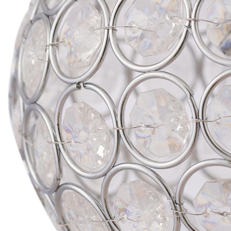 Modern Clear Jewelled Globe Ceiling Light Shade Acrylic Crystal Sphere