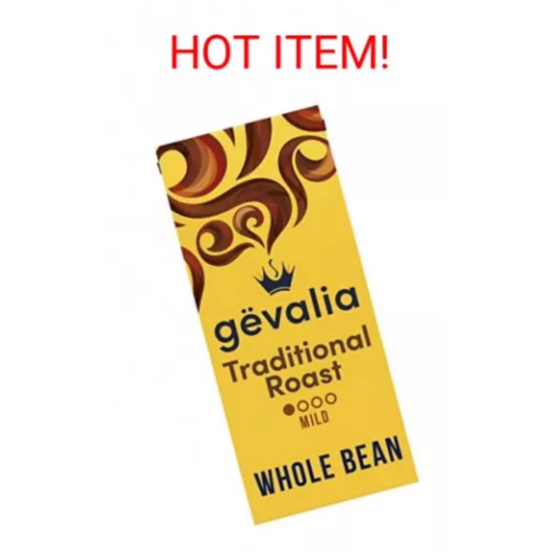 Gevalia 6 Pack Traditional Mild Roast Whole Bean Coffee Gevalia