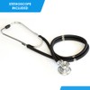 Primacare DS-9181-BK Professional Aneroid Sphygmomanometer and Sprague Rappaport Stethoscope, Manual