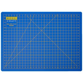 Modelcraft A4 Self-Heal Cutting Mat, Blue, PKN6004