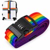 Adjustable Luggage Straps for Suitcases – 3-Digit Combination Lock and