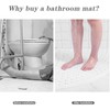 Non-Slip Mat with Suction Cup Quarter Circle Non-Slip Mat Bath
