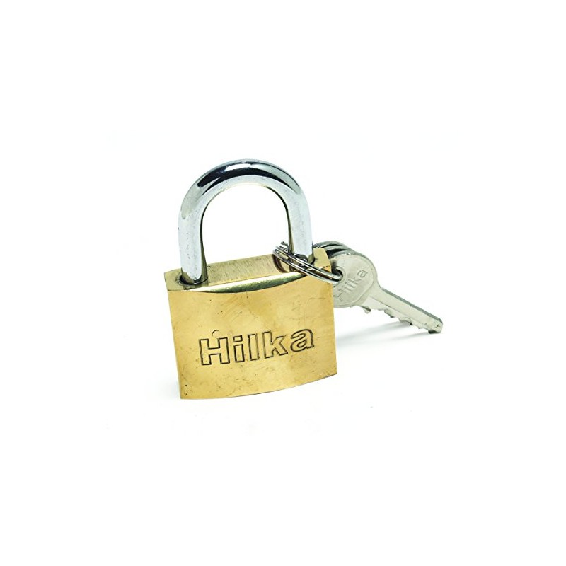 Hilka 70700040 Pro Craft Heavy Duty Brass Padlock, 40 mm
