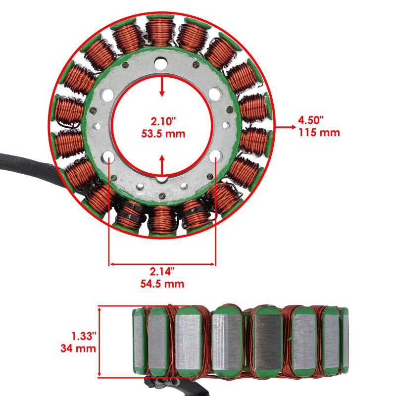 For Honda Stator for Honda Shadow AceTourer 1100 VT1100T 1998-2001