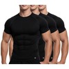 MagnaMan Men's Compression Shirts 3 - Pack: Moisture - Wicking