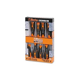 Beta Beta 1293INOX/D8 Set of 8 Stainless Steel Slotted and Phillips? Head Screwdrivers