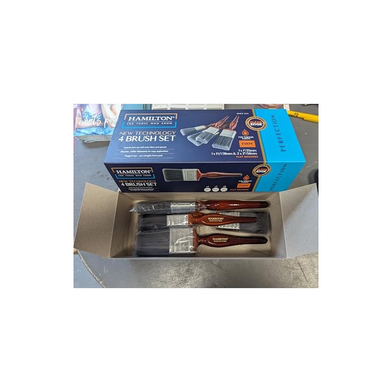 Hamilton Perfection Clean Edge New Technology Paint Brush Set x