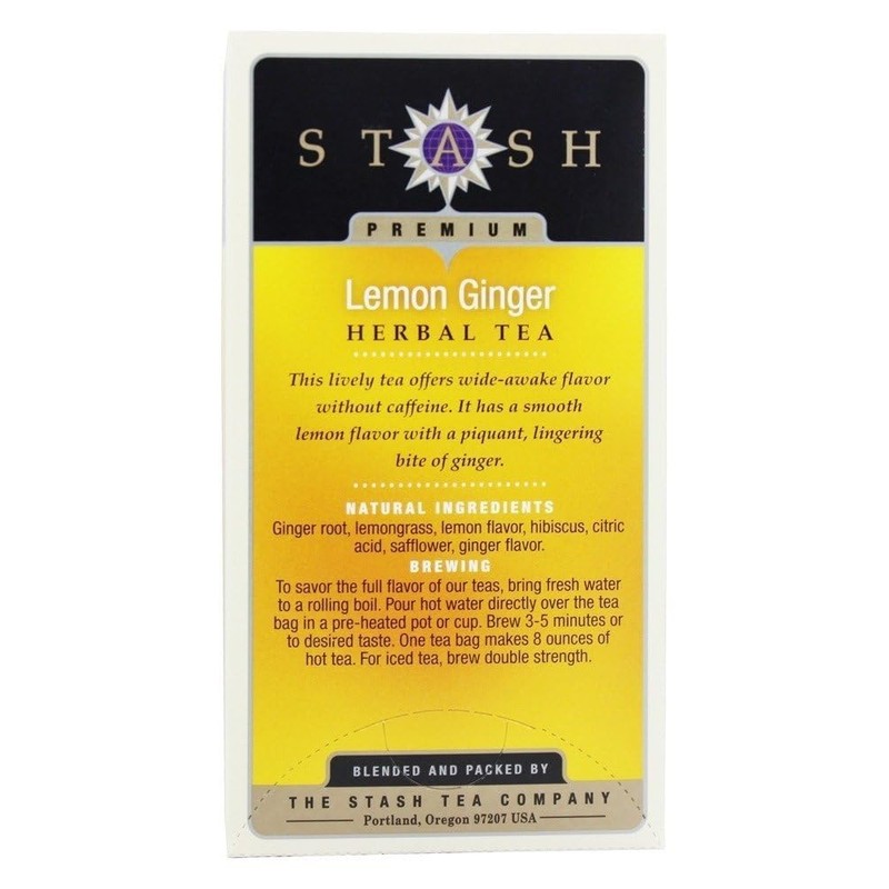 Stash Tea Lemon Ginger (Pack of 6)