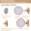 LED Wall Mounted Reading Lights 360 Degree Rotation Magnetic Rechargeable