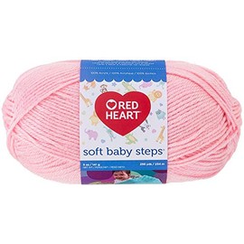 Red Heart Soft Baby Steps Yarn, Baby Pink (E746.9700)