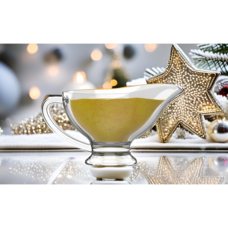 RONDURE SET OF 2 Glass Gravy Boat - 7 oz