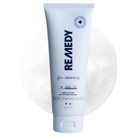 Remedy for Lightweight Cleansing - Gel to Foam Cleanser for Normal to Oily Skin - 0.5% Salicylic Acid, Ceramides, Glycerin, Green Tea - By Dermatologist Dr. Shah, 5 fl. Oz