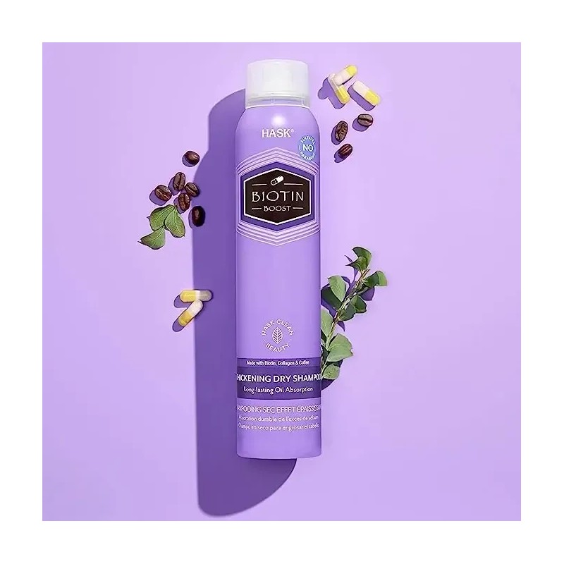 Hask Shampoo En Seco Fortalecedor Con Biotina