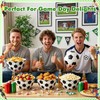 4-Pack Large Soccer Serving Bowls, Reusable 9.45" Melamine Snack Bowls