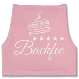 Shirtracer - Apron - Baking Apron Ladies 1 - Backfee - Gift Bakers Baking, 3 Pink