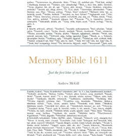 Memory Bible 1611: Just the first letter of each word