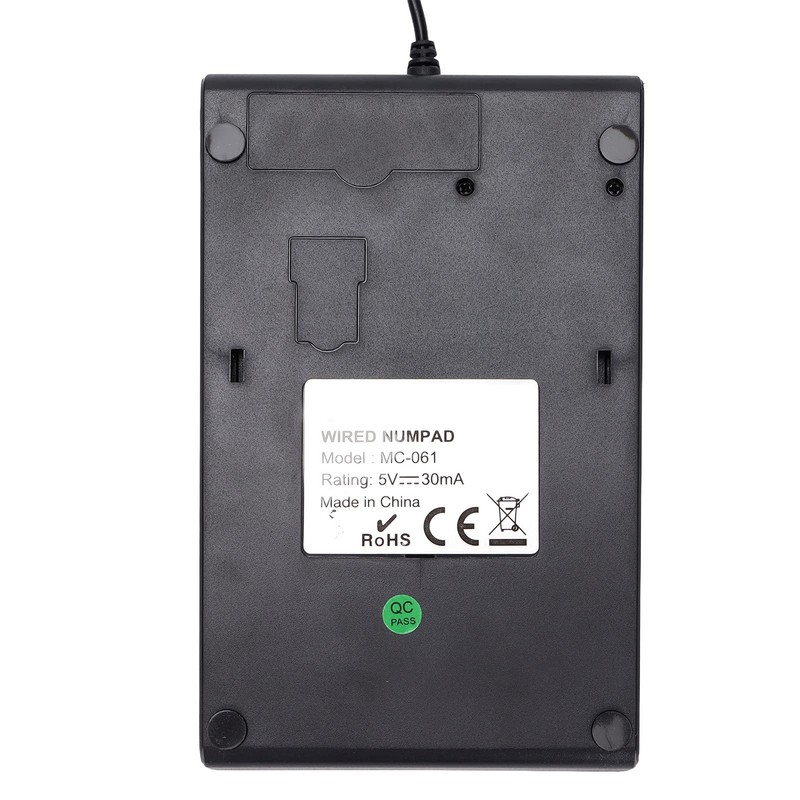 23 Keys Numeric Keyboard, Mini USB Numeric Keyboard Plug and
