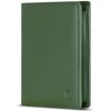 VON HEESEN Men's Leather Wallet with RFID Protection - Genuine