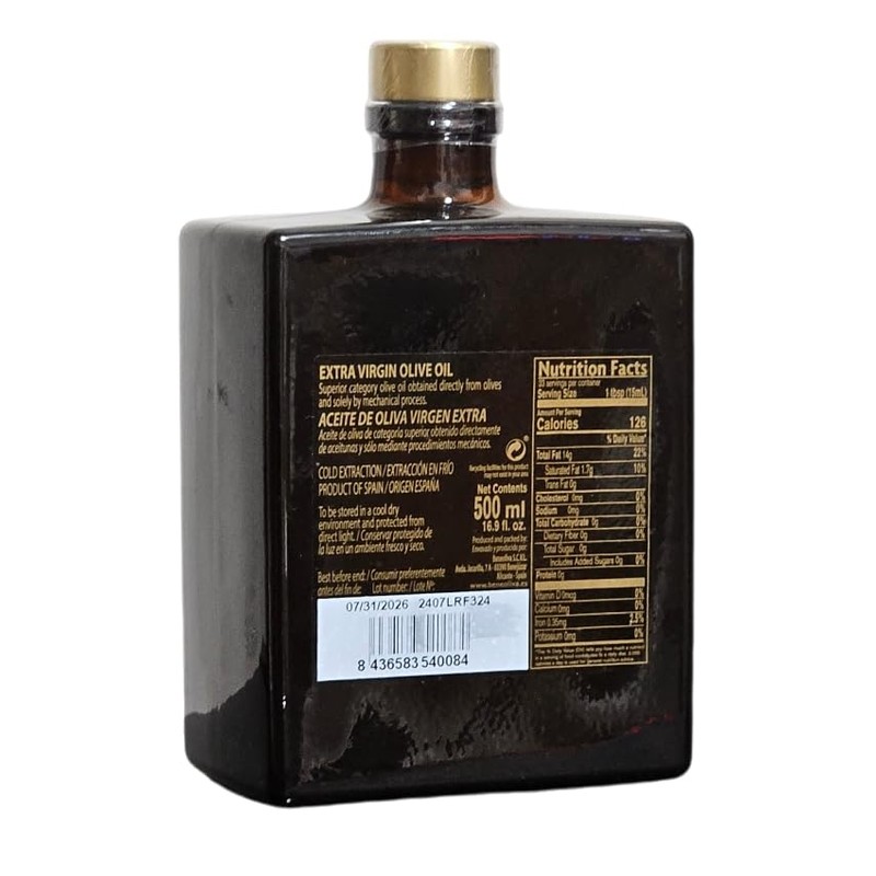 100% Spanish Extra Virgin Olive Oil | 16.9 fl oz
