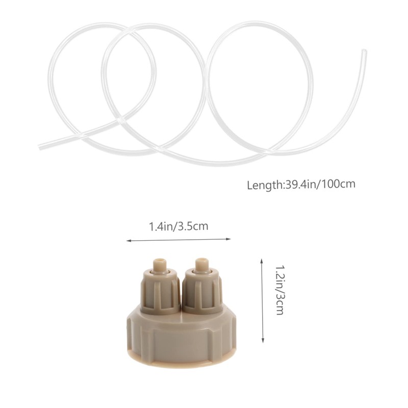 BESPORTBLE DIY Co2 Generator Bottle Caps for Aquarium Fish Tank