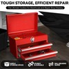 Auto Dynasty 14" Portable Tool Box Steel Metal Tool Boxes